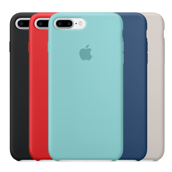 Задняя накладка (Чехол) Iphone 7 / 8 Plus Silicon Cover в цвете