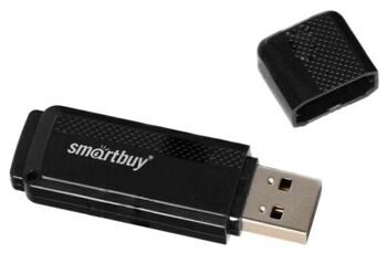 Карта памяти USB-флеш 64GB Smart Buy LM05 Черный